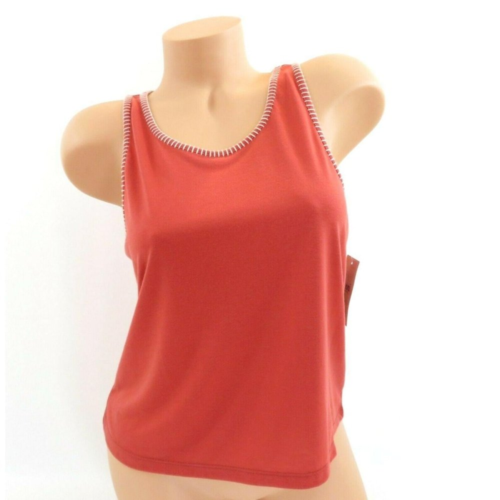 Jenni Knit Cayenne Top Sleeveless Wide Straps